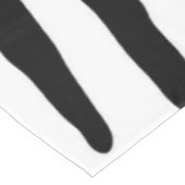 Zwart-witzebraafdrukpatroon Tafelkleed (Gekanteld)