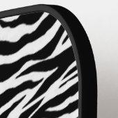 Zwart-witzebrapatroon Pickleball Paddle (Links Detail)