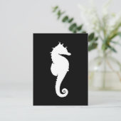 Zwart-witzeepaardje Briefkaart (Staand voorkant)