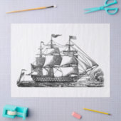  zwart-witzeezeildeeltje tissuepapier (Craft)