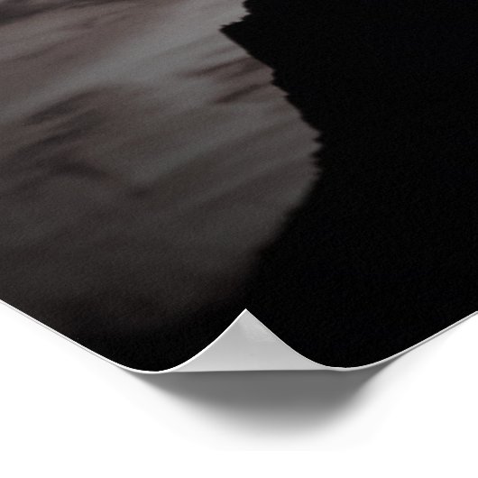 Zwart-witzonnestelsel Poster (Hoek)