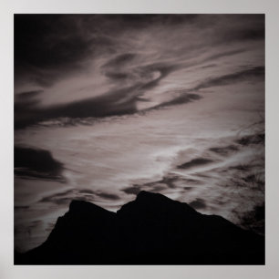 Zwart-witzonnestelsel Poster