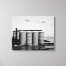 Zwart-witzwart-witzwart-witkorrels Canvas Afdruk