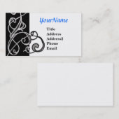 Zwart-witzwijn Visitekaartje (Voorkant / Achterkant)