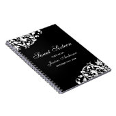 Zwart-witzwijn Vlaadig zoet 16-witboek Notitieboek (Rechterzijde)