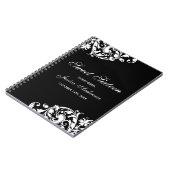 Zwart-witzwijn Vlaadig zoet 16-witboek Notitieboek (Linkerzijde)