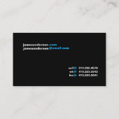 Zwart X Visitekaartje (Achterkant)