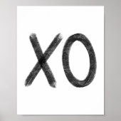 Zwart XO Poster (Voorkant)