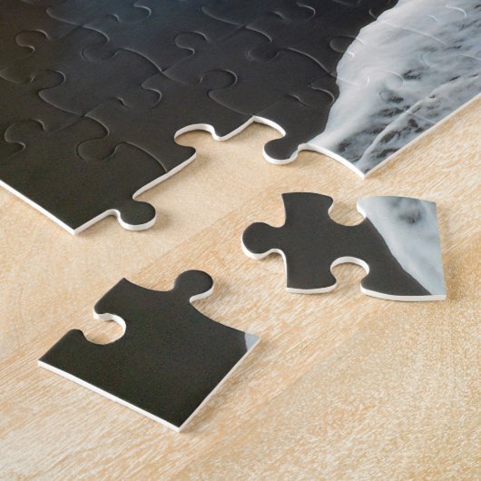 Zwart zand strand in Waimea, Kauai, Hawaii Legpuzzel (Zijkant)