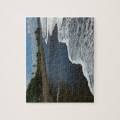 Zwart zand strand in Waimea, Kauai, Hawaii Legpuzzel (Verticaal)