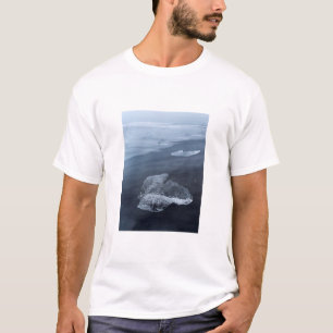 Zwart zandstrand en ijs, IJsland T-shirt