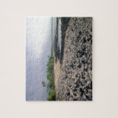 Zwart zandstrand in Hawaï Legpuzzel (Verticaal)