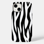 Zwart Zebra afdrukken Case-Mate iPhone Case (Achterkant)