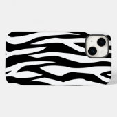 Zwart Zebra afdrukken Case-Mate iPhone Case (Achterkant (horizontaal))