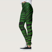 ZWART ZEBRAPATROON LEGGINGS (Links)