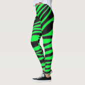 ZWART ZEBRAPATROON LEGGINGS (Links)