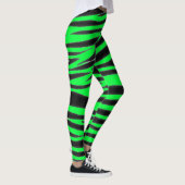 ZWART ZEBRAPATROON LEGGINGS (Rechts)