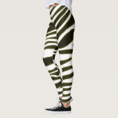 ZWART ZEBRAPATROON LEGGINGS (Links)