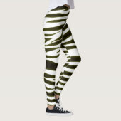 ZWART ZEBRAPATROON LEGGINGS (Rechts)