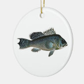 Zwart Zee Keramisch Ornament (Links)