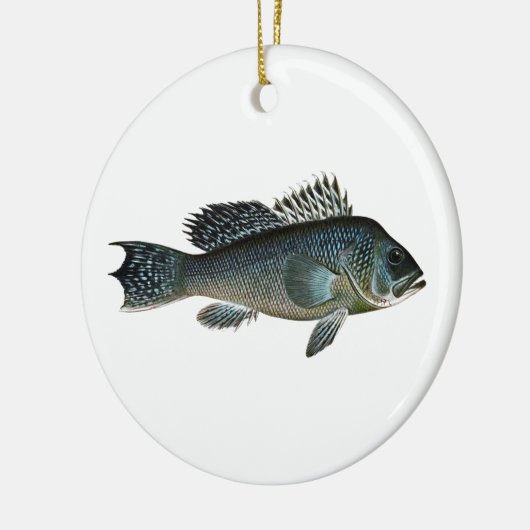 Zwart Zee Keramisch Ornament (Links)