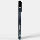 Zwart zeilt in stormachtige Zeeen Case-Mate iPhone Case (Achterkant / Rechts)