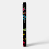 Zwart ZIA Collage iPhone 16 Beschermend hoesje NM (Achterkant / Links)