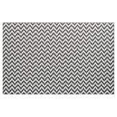 Zwart zigzag Ikat & Aangepaste Witte Achtergrond Stof (Yard (91,4 cm))