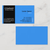 Zwart zijband - blauw (3399FF) Visitekaartje (Voorkant / Achterkant)