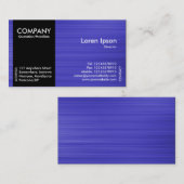 Zwart zijband - Blauw geborsteld uiteinde Visitekaartje (Voorkant / Achterkant)