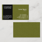 Zwart zijband - geel textiel visitekaartje (Voorkant / Achterkant)