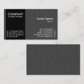 Zwart zijband - Grijze reliëftextuur Visitekaartje (Voorkant / Achterkant)