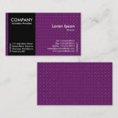 Zwart zijband - magenta Paarse textiel Visitekaartje (Voorkant / Achterkant)