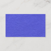 Zwart zijband - Mid BluePaper-structuur Visitekaartje (Achterkant)