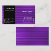 Zwart zijband - Paarse geborstelde textuur Visitekaartje (Voorkant / Achterkant)