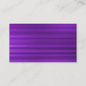 Zwart zijband - Paarse geborstelde textuur Visitekaartje (Achterkant)