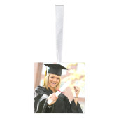 Zwart & Zilver AFSTUDEERDER 5-Foto Keepsake Decoratie (Rechts)