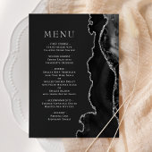 Zwart Zilver Agat Donkere Bruiloft Menu