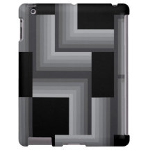 Zwart, zilver, cool, unieke, trendy vierkante vorm