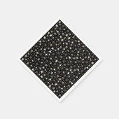 zwart, zilver, glanzend, helder, ster, kleur, servet (Hoek)