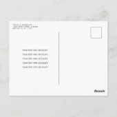 Zwart zilver grijs glitter ballon elke leeftijd ve briefkaart (Achterkant)