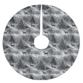 Zwart Zilver Kerstmispatroon#13 ID1009 Kerstboom Rok (Voorkant)