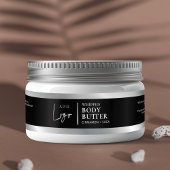 Zwart & Zilver Logo 4 OZ 120ml Cosmetische Potje L