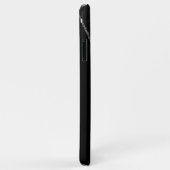 Zwart Zilver Professioneel Marmeren Agaat Glam Case-Mate iPhone Case (Achterkant/rechts)