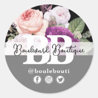 Zwart & Zilver  Rozen Floral Boutique Shop