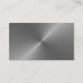 Zwart & Zilver Schrift "Proost" Drinkticket Informatiekaartje (Achterkant)