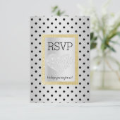 Zwart Zilver SPOT Gouden Hart RSVP eenvoudig elega (Staand voorkant)