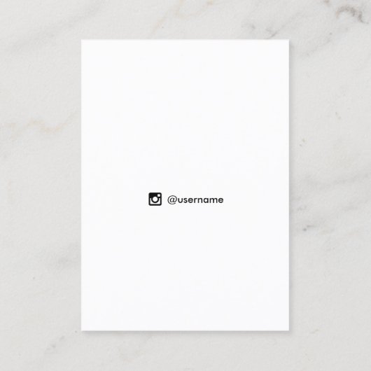 Zwart zodiac Celestial Star-beeldscherm Visitekaartje (Achterkant)