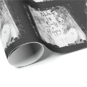 zwart zo'n vrolijke kleur cadeaupapier (Rol Hoek)