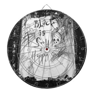zwart zo'n vrolijke kleur dartbord